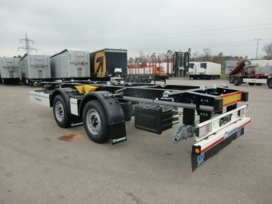 Krone ZZ/DC07 Tandem Lafette, Standard, BPW-Achsen, Heckabstützung - Container transporter/ Swap body trailer: picture 4 Krone ZZ/DC07 Tandem Lafette, Standard, BPW-Achsen, Heckabstützung - Container transporter/ Swap body trailer: picture 4