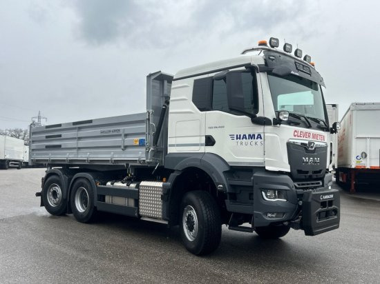 New Tipper MAN TGS 28.480 6x4x4 , Meiller,  Winterdienstausrüstung, Achslift, Lenkachse: picture 7