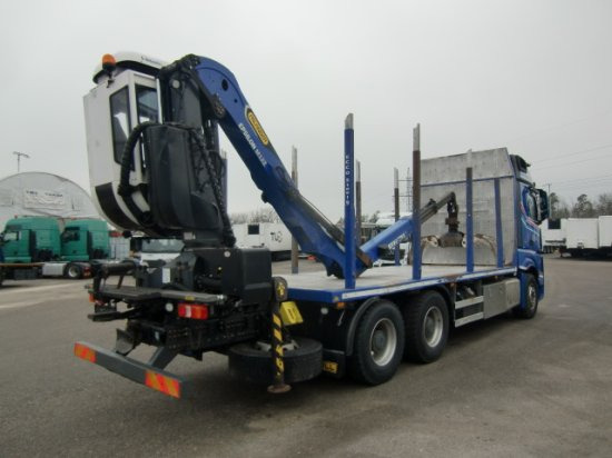 Mercedes-Benz Actros 2653 6x4 Holz Palfinger Kabinenkran - Logging truck, Crane truck: picture 4 Mercedes-Benz Actros 2653 6x4 Holz Palfinger Kabinenkran - Logging truck, Crane truck: picture 4