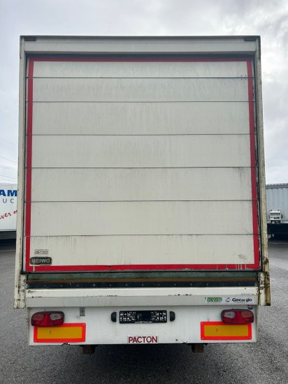 Closed box semi-trailer Pacton TRD 345, 3-Achs Rollboden, Kofferauflieger, Förderband, 2xLenkachse!: picture 6 Closed box semi-trailer Pacton TRD 345, 3-Achs Rollboden, Kofferauflieger, Förderband, 2xLenkachse!: picture 6