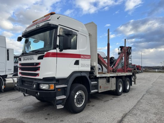 Scania G490 6X6 Blatt-Blatt Penz Kran 12.Z8.70 - Logging truck, Crane truck: picture 3 Scania G490 6X6 Blatt-Blatt Penz Kran 12.Z8.70 - Logging truck, Crane truck: picture 3