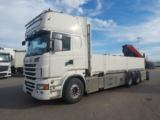 Scania R730 6x4 Pritsche, Voll-Luft Palfinger PK27002 Kran Retarder, Alu-Felgen, - Dropside/ Flatbed truck, Crane truck: picture 2 Scania R730 6x4 Pritsche, Voll-Luft Palfinger PK27002 Kran Retarder, Alu-Felgen, - Dropside/ Flatbed truck, Crane truck: picture 2