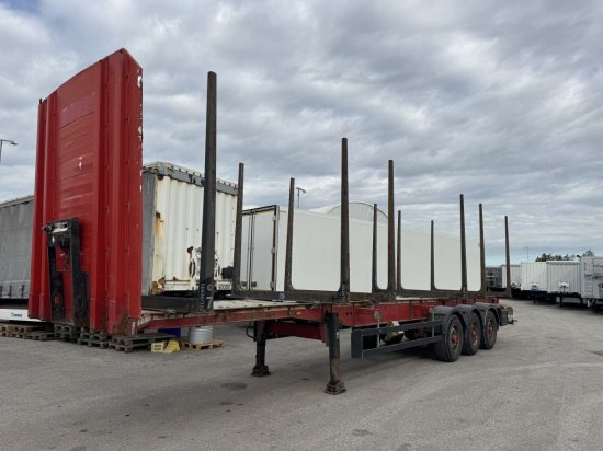 Schwarzmüller Holzauflieger 6 Rungenpaare, BPW-Achsen - Logging semi-trailer: picture 1 Schwarzmüller Holzauflieger 6 Rungenpaare, BPW-Achsen - Logging semi-trailer: picture 1