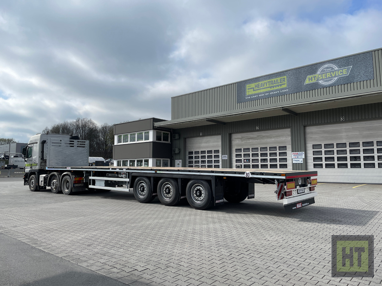 Faymonville MAX Trailer 3-Achs-Tele-Plateau - Dropside/ Flatbed semi-trailer: picture 1 Faymonville MAX Trailer 3-Achs-Tele-Plateau - Dropside/ Flatbed semi-trailer: picture 1
