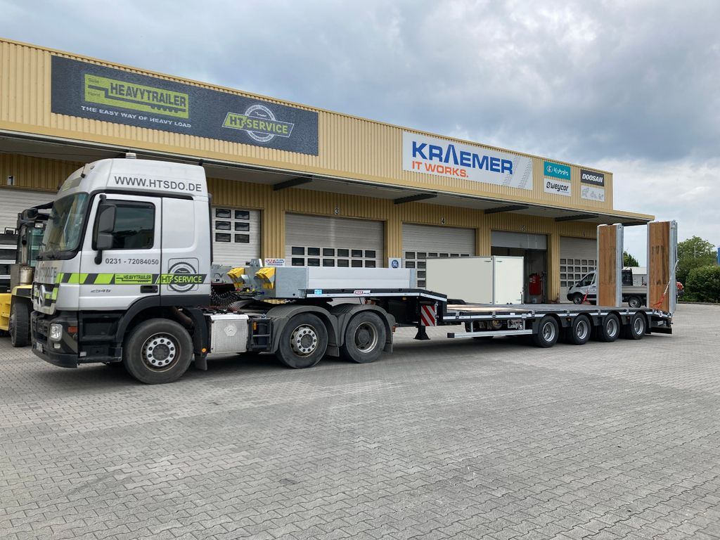 Faymonville MAX Trailer 4-Achs-Tele-Semi mit hydr. Rampen - Low loader semi-trailer: picture 2 Faymonville MAX Trailer 4-Achs-Tele-Semi mit hydr. Rampen - Low loader semi-trailer: picture 2