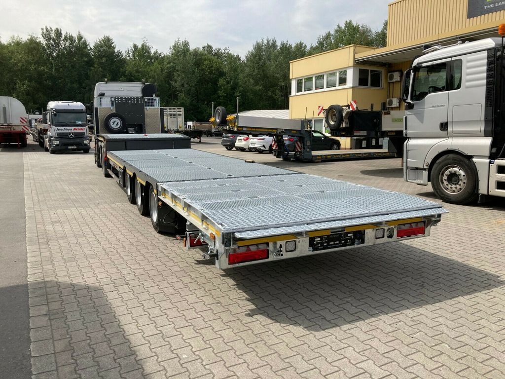Meusburger 3-Achs-Satteltieflader mit abklappbarem Heck - Low loader semi-trailer: picture 5 Meusburger 3-Achs-Satteltieflader mit abklappbarem Heck - Low loader semi-trailer: picture 5