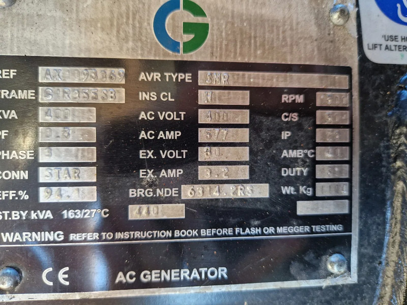 Generator set Doosan UNUSED Teksan TJ440DW generator 440kVA Doosan 8-cilinder: picture 13