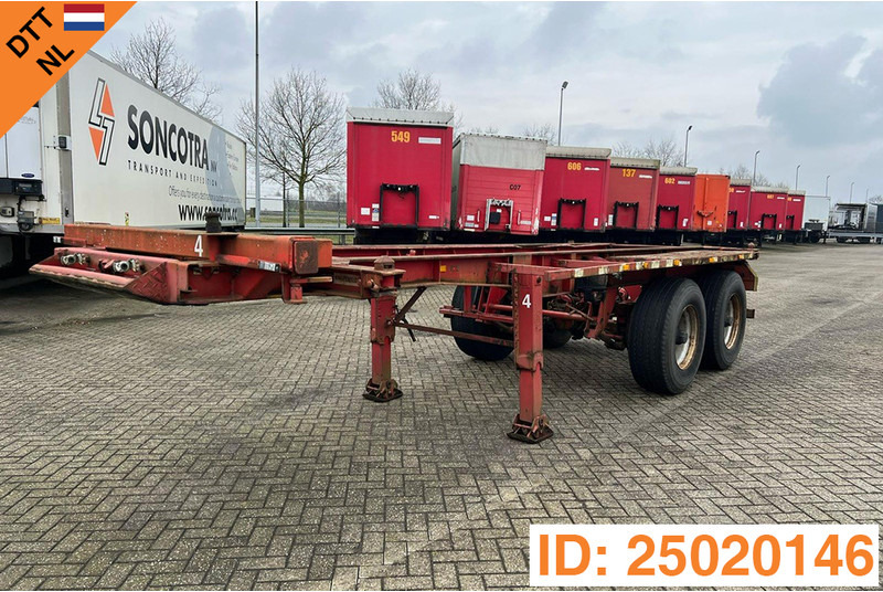Burg 20 ft skelet - Container transporter/ Swap body semi-trailer: picture 1 Burg 20 ft skelet - Container transporter/ Swap body semi-trailer: picture 1