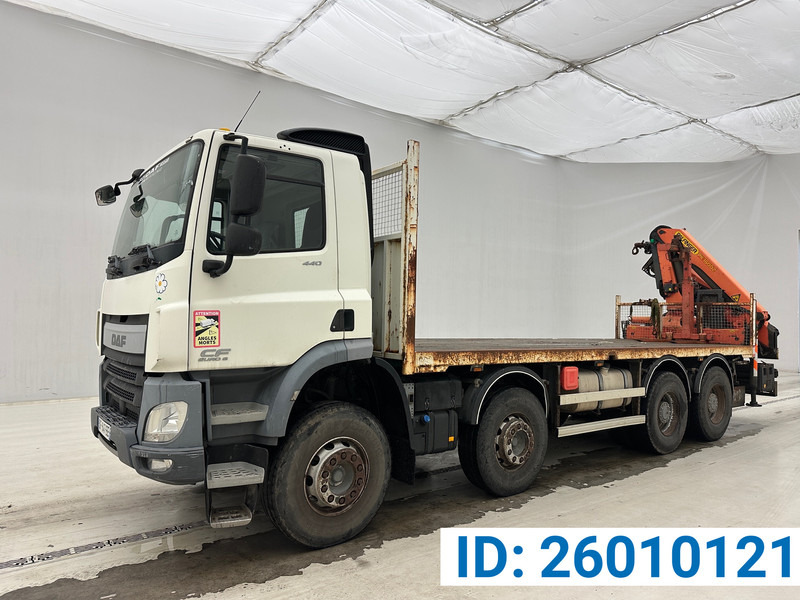 DAF CF 440 - 8x4 - Dropside/ Flatbed truck, Crane truck: picture 1 DAF CF 440 - 8x4 - Dropside/ Flatbed truck, Crane truck: picture 1