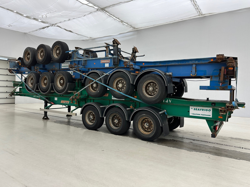 Container transporter/ Swap body semi-trailer Fruehauf 4x Skelet 2 x 20-40 ft: picture 6