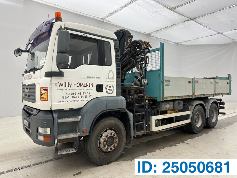 MAN TGA 26.320 - 6x4 - Tipper, Crane truck: picture 1 MAN TGA 26.320 - 6x4 - Tipper, Crane truck: picture 1
