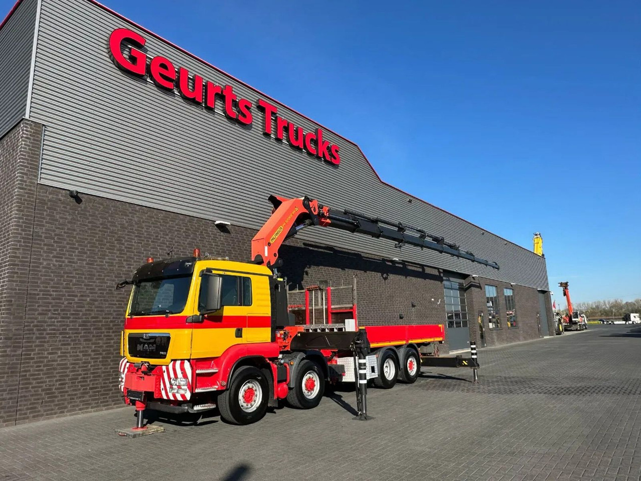 MAN MAURER TGS 35.480 8X4H-6 BL MET PALFINGER PK9200 - Crane truck: picture 2 MAN MAURER TGS 35.480 8X4H-6 BL MET PALFINGER PK9200 - Crane truck: picture 2