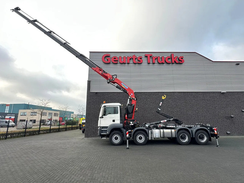 Hook lift truck, Crane truck MAN TGS 35.460 8X4 BL+ HYVA 18.55.S HAAKARMSYSTEEM EFFER 395-5 KRAAN/KRAN/CRANE/GRUA: picture 7