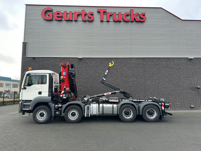 Hook lift truck, Crane truck MAN TGS 35.460 8X4 BL+ HYVA 18.55.S HAAKARMSYSTEEM EFFER 395-5 KRAAN/KRAN/CRANE/GRUA: picture 8