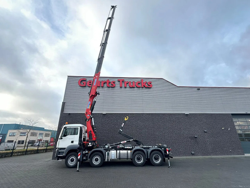 Hook lift truck, Crane truck MAN TGS 35.460 8X4 BL+ HYVA 18.55.S HAAKARMSYSTEEM EFFER 395-5 KRAAN/KRAN/CRANE/GRUA: picture 6