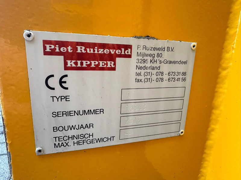 Shipping container Piet Ruizeveld AFZET CONTAINER KIPPER SYSTEEM HAAK EN KABEL: picture 11 Shipping container Piet Ruizeveld AFZET CONTAINER KIPPER SYSTEEM HAAK EN KABEL: picture 11