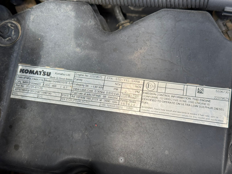 Wheel excavator Komatsu PW180-11: picture 20 Wheel excavator Komatsu PW180-11: picture 20