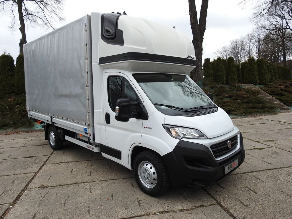 Curtain side van Fiat DUCATO PRITSCHE PLANE 8 PALETTEN WEBASTO A/C: picture 21
