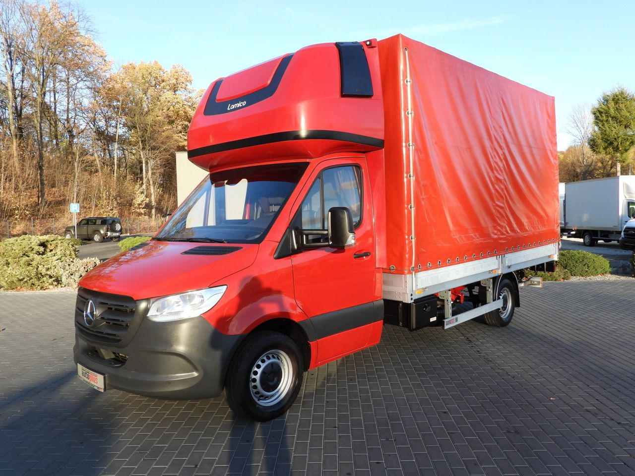 Curtain side van MERCEDES SPRINTER 316 TARPAULIN LIFT 8 PALLETS WEBASTO CRUISE CONTROL AIR CONDITIONING 160HP: picture 22 Curtain side van MERCEDES SPRINTER 316 TARPAULIN LIFT 8 PALLETS WEBASTO CRUISE CONTROL AIR CONDITIONING 160HP: picture 22
