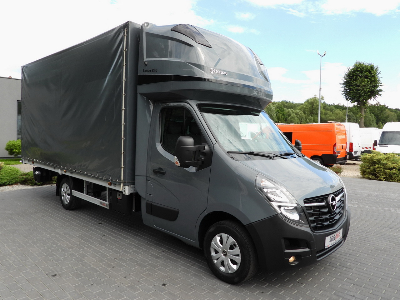 OPEL MOVANO TARPAULIN 10 PALLETS WEBASTO CRUISE CONTROL LED LIGHTS PNEUMATICS AIR CONDITIONING 165HP - Curtain side van: picture 4 OPEL MOVANO TARPAULIN 10 PALLETS WEBASTO CRUISE CONTROL LED LIGHTS PNEUMATICS AIR CONDITIONING 165HP - Curtain side van: picture 4