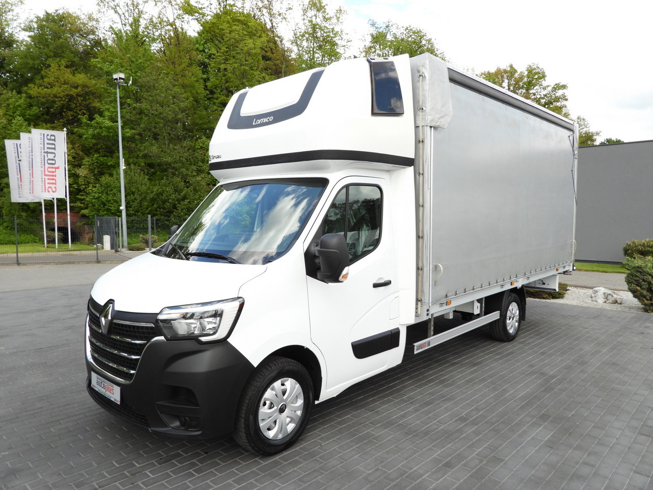 Curtain side van RENAULT MASTER  TARPAULIN 10 PALLETS WEBASTO CRUISE CONTROL LED LIGHTS PNEUMATICS AIR CONDITIONING  165HP: picture 6