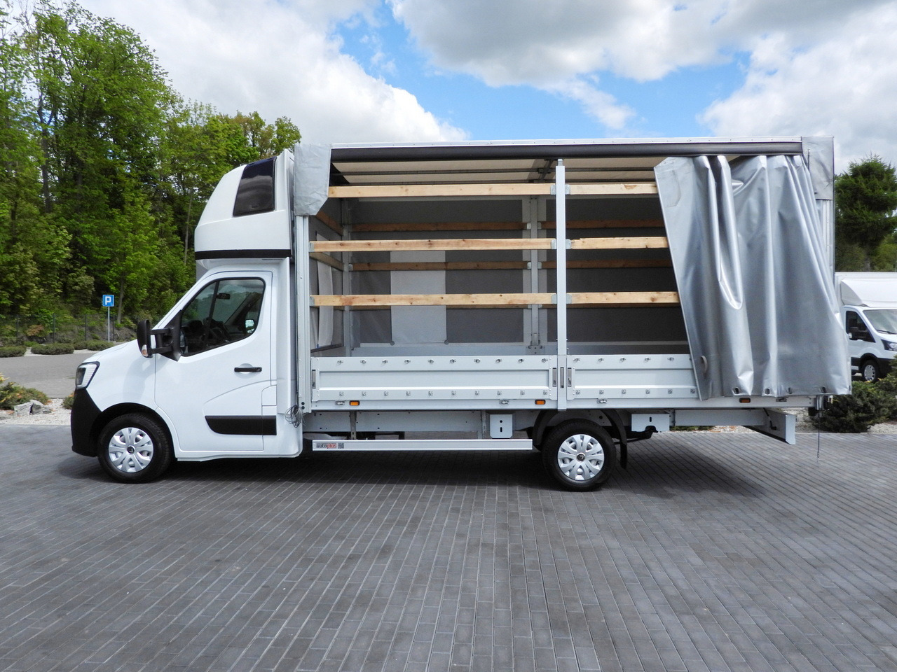 Curtain side van RENAULT MASTER  TARPAULIN 10 PALLETS WEBASTO CRUISE CONTROL LED LIGHTS PNEUMATICS AIR CONDITIONING  165HP: picture 7