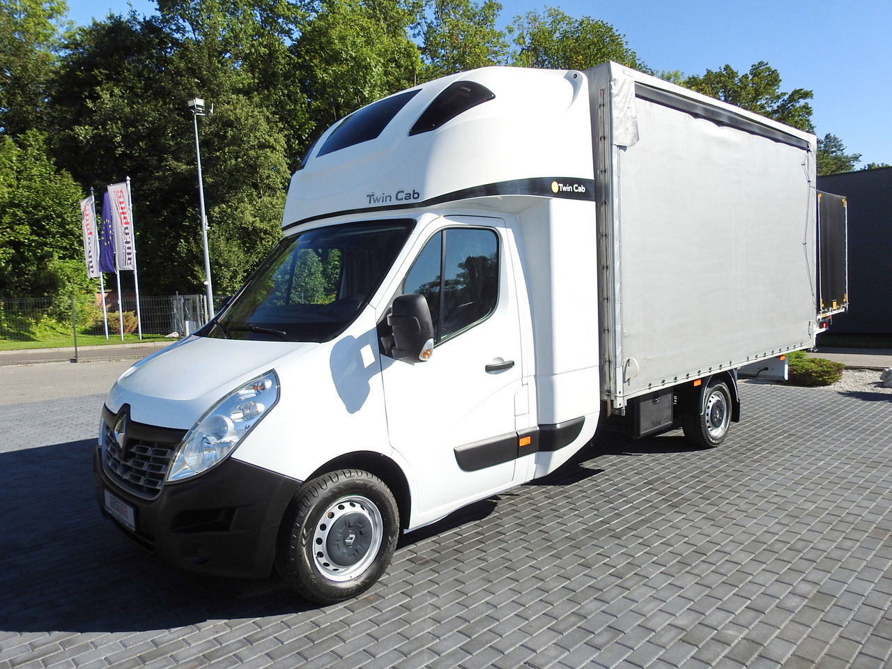 Curtain side van RENAULT MASTER TARPAULIN 8 PALLETS WEBASTO CRUISE CONTROL AIR CONDITIONING PNEUMATICS  170HP: picture 19