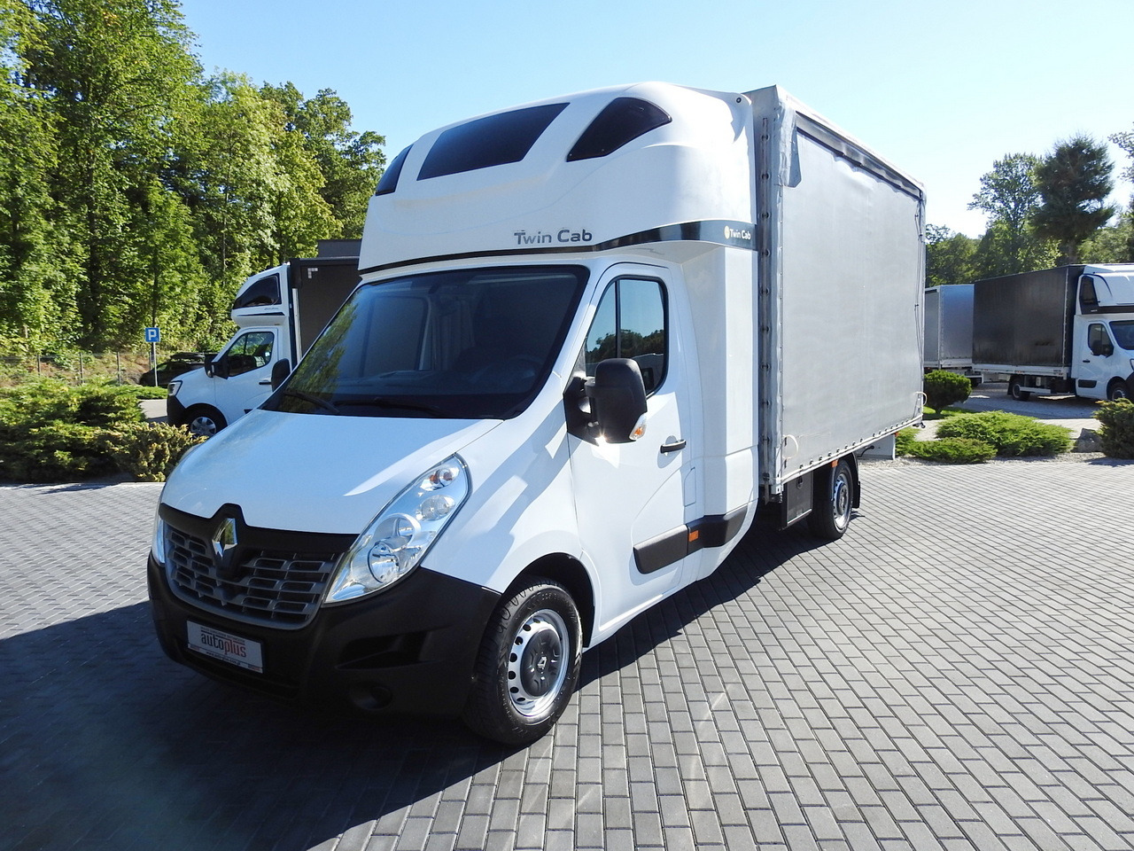 Curtain side van RENAULT MASTER TARPAULIN 8 PALLETS WEBASTO CRUISE CONTROL AIR CONDITIONING PNEUMATICS  170HP: picture 18