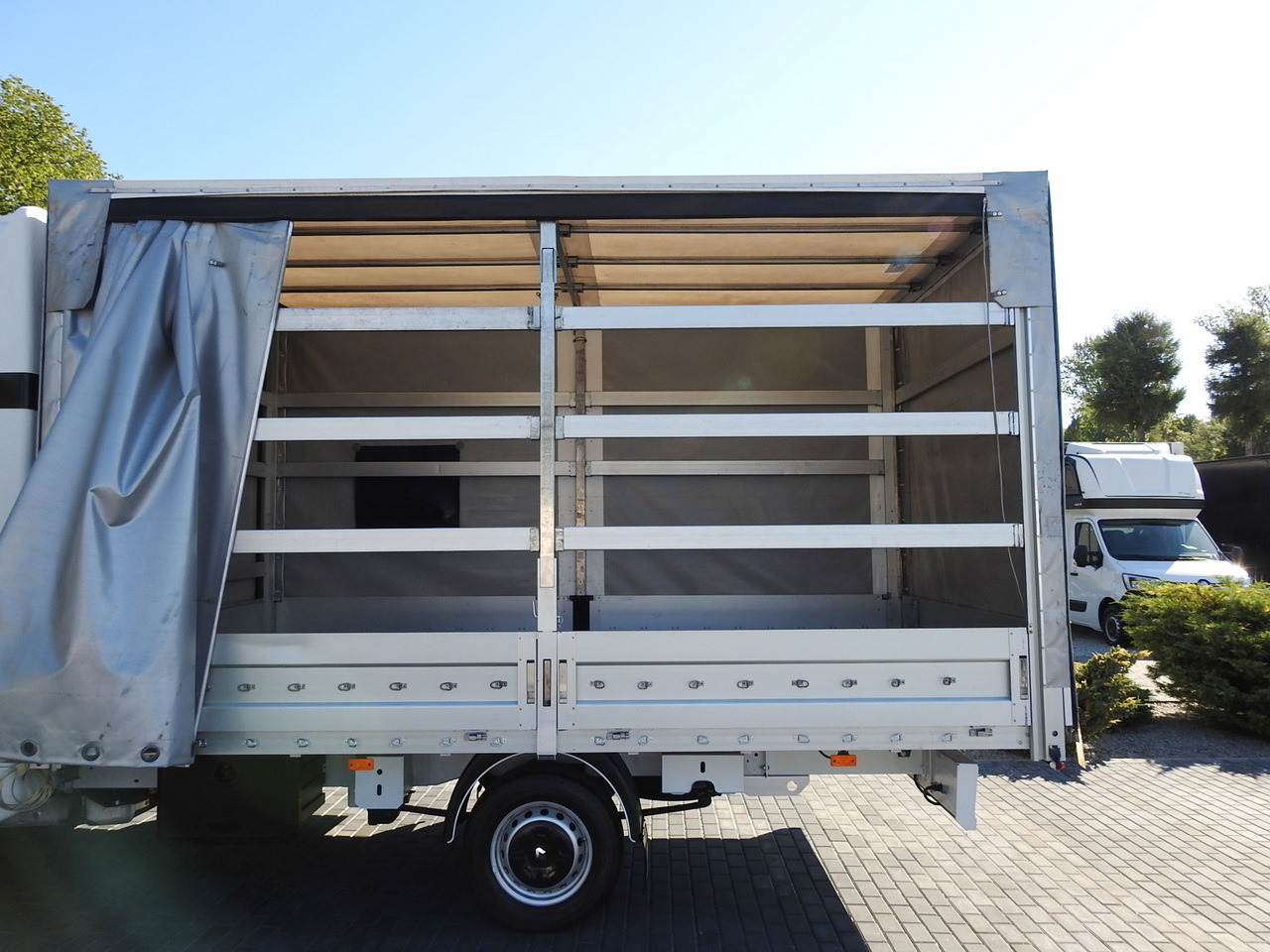 Curtain side van RENAULT MASTER TARPAULIN 8 PALLETS WEBASTO CRUISE CONTROL AIR CONDITIONING PNEUMATICS  170HP: picture 25