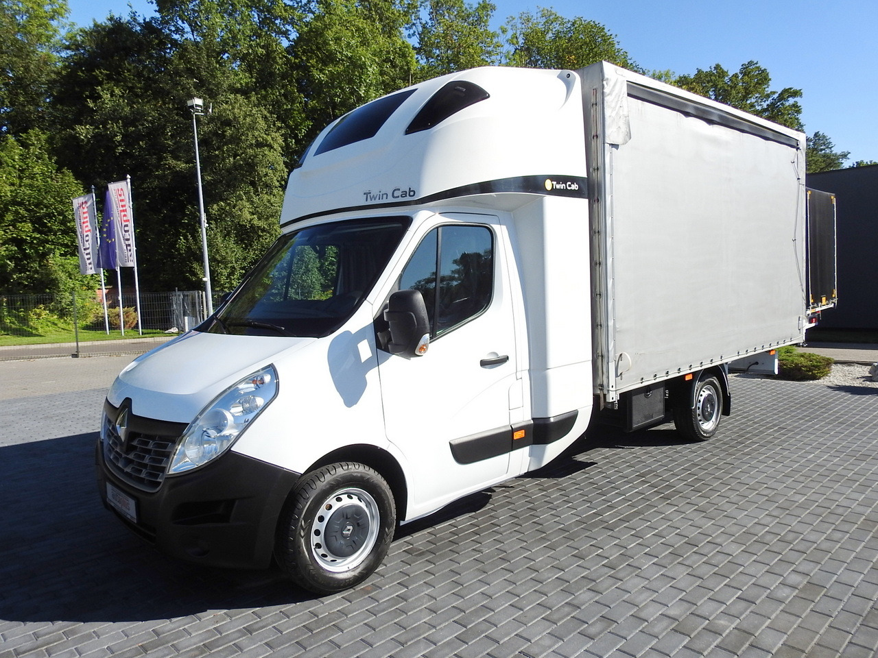 Curtain side van RENAULT MASTER TARPAULIN 8 PALLETS WEBASTO CRUISE CONTROL AIR CONDITIONING PNEUMATICS  170HP: picture 6