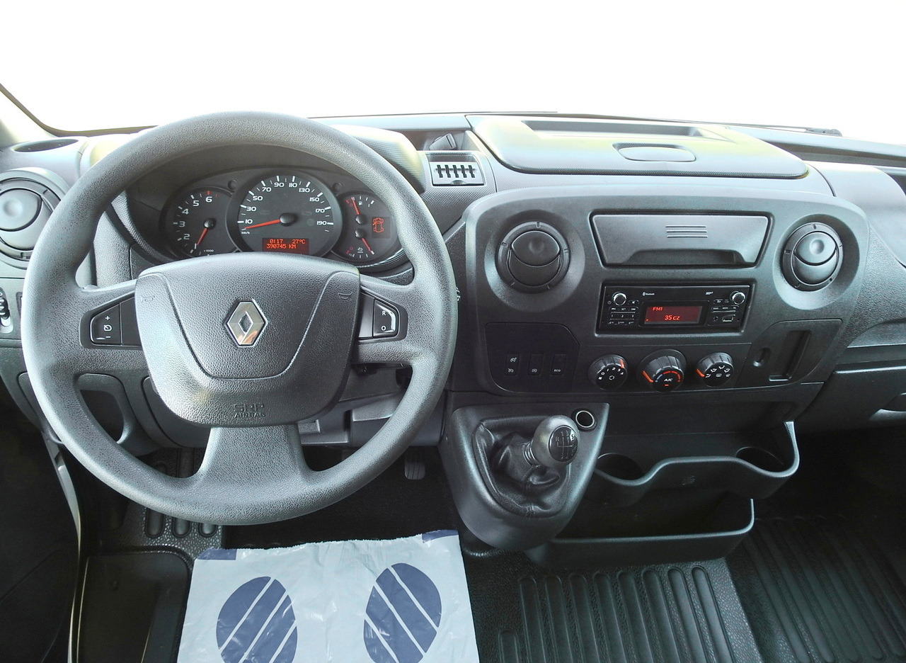 Curtain side van RENAULT MASTER TARPAULIN 8 PALLETS WEBASTO CRUISE CONTROL AIR CONDITIONING PNEUMATICS  170HP: picture 32