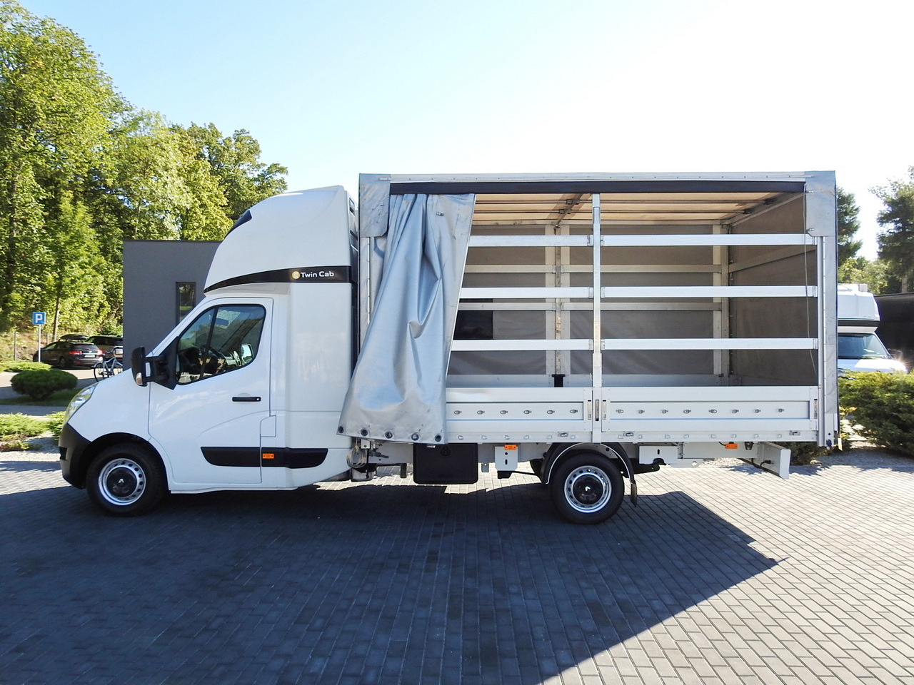 Curtain side van RENAULT MASTER TARPAULIN 8 PALLETS WEBASTO CRUISE CONTROL AIR CONDITIONING PNEUMATICS  170HP: picture 8