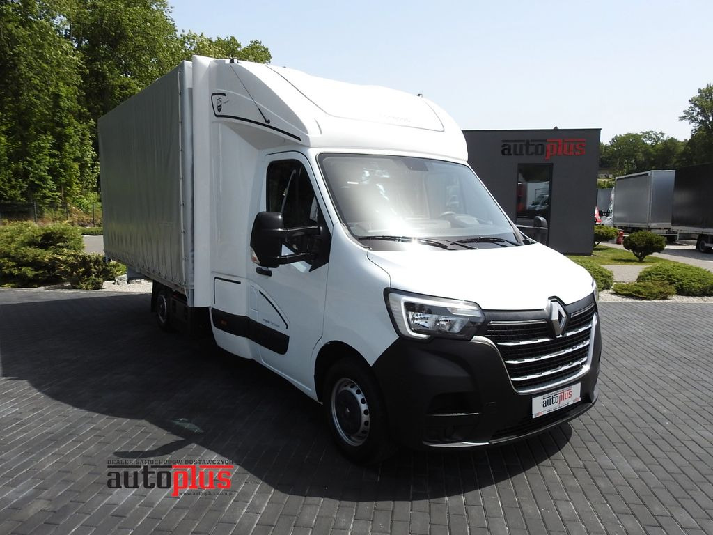 Renault MASTER PRITSCHE PLANE 10 PALETTEN WEBASTO - Curtain side van, Combi van: picture 1 Renault MASTER PRITSCHE PLANE 10 PALETTEN WEBASTO - Curtain side van, Combi van: picture 1