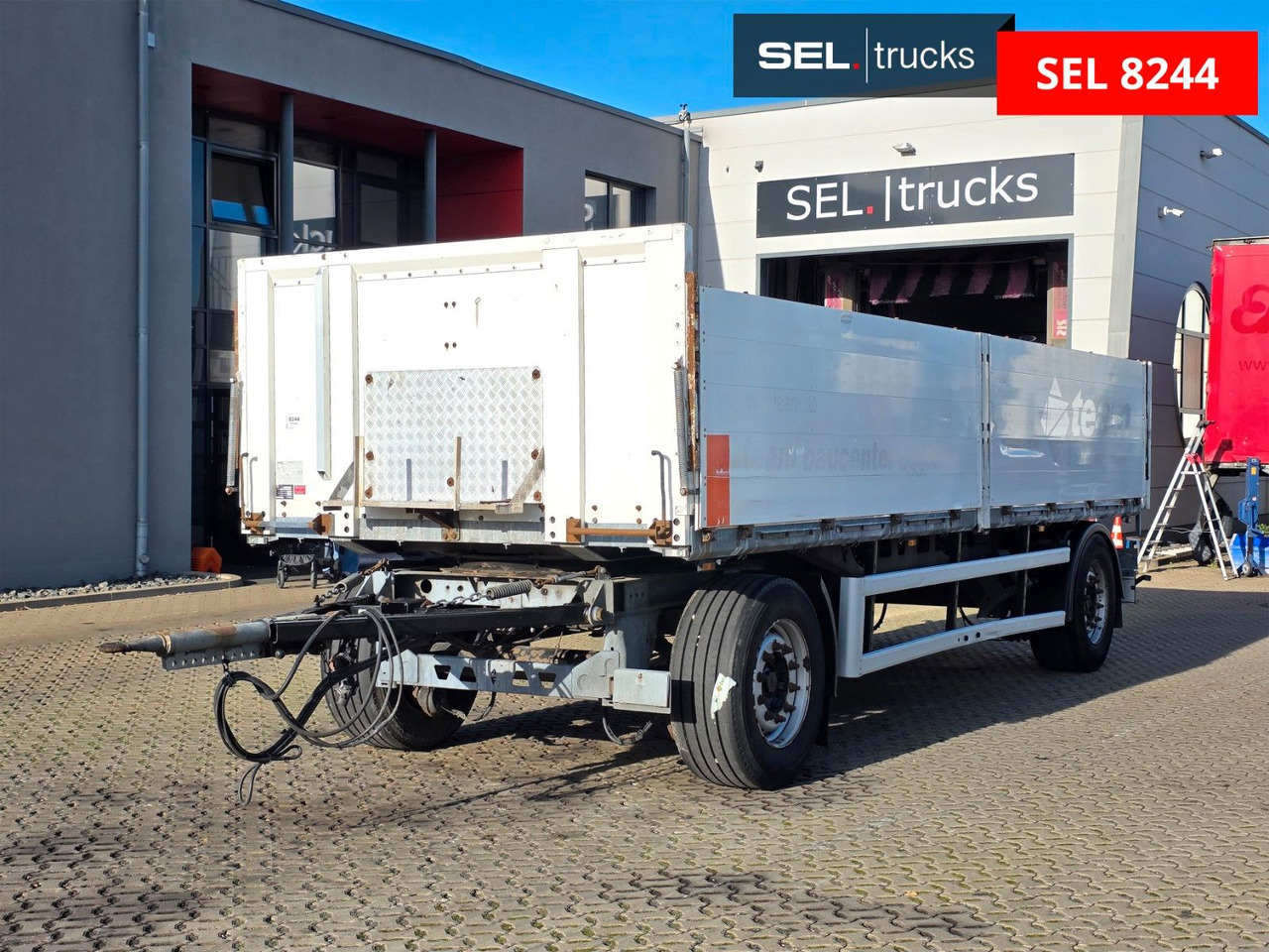 Ackermann PA-F18/7,1E BPA+ / Baustoff / 40 mm - Dropside/ Flatbed trailer: picture 1 Ackermann PA-F18/7,1E BPA+ / Baustoff / 40 mm - Dropside/ Flatbed trailer: picture 1