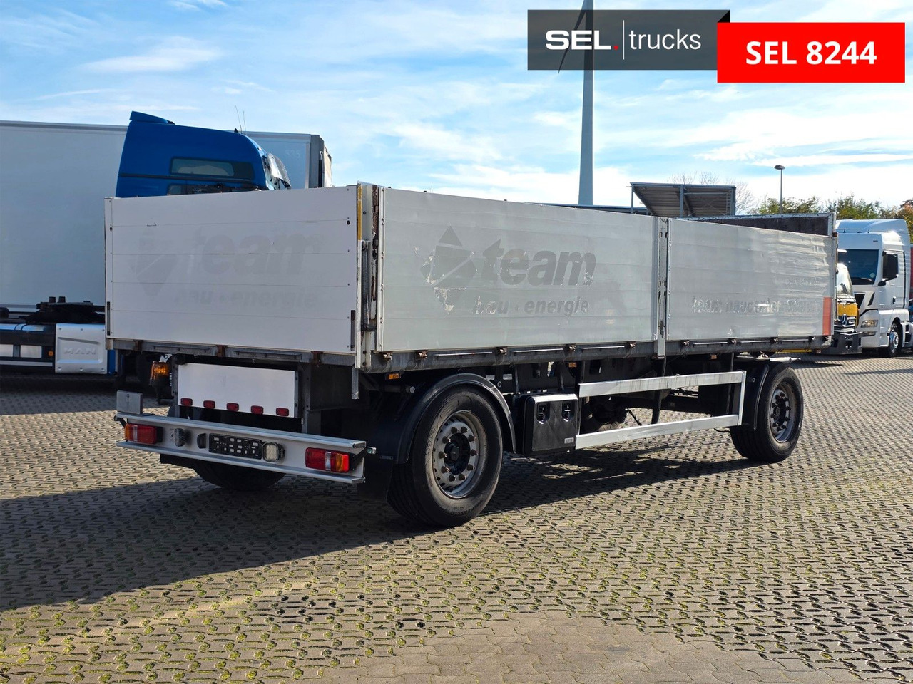 Ackermann PA-F18/7,1E BPA+ / Baustoff / 40 mm - Dropside/ Flatbed trailer: picture 5 Ackermann PA-F18/7,1E BPA+ / Baustoff / 40 mm - Dropside/ Flatbed trailer: picture 5