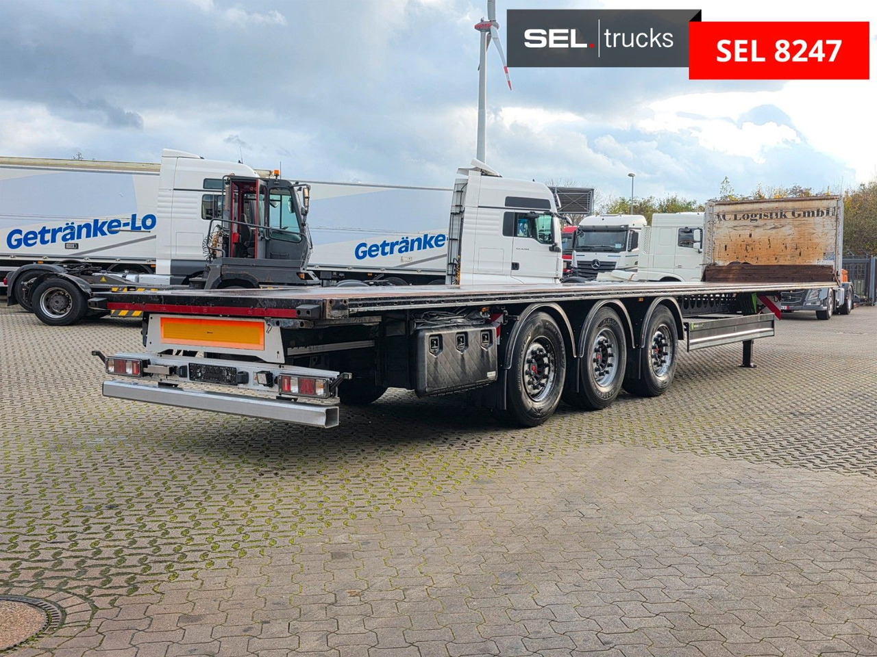Berger SAPL 24 / 4.290 kg - Dropside/ Flatbed semi-trailer: picture 5 Berger SAPL 24 / 4.290 kg - Dropside/ Flatbed semi-trailer: picture 5