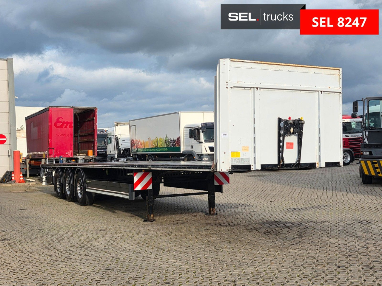 Berger SAPL 24 / 4.290 kg - Dropside/ Flatbed semi-trailer: picture 3 Berger SAPL 24 / 4.290 kg - Dropside/ Flatbed semi-trailer: picture 3