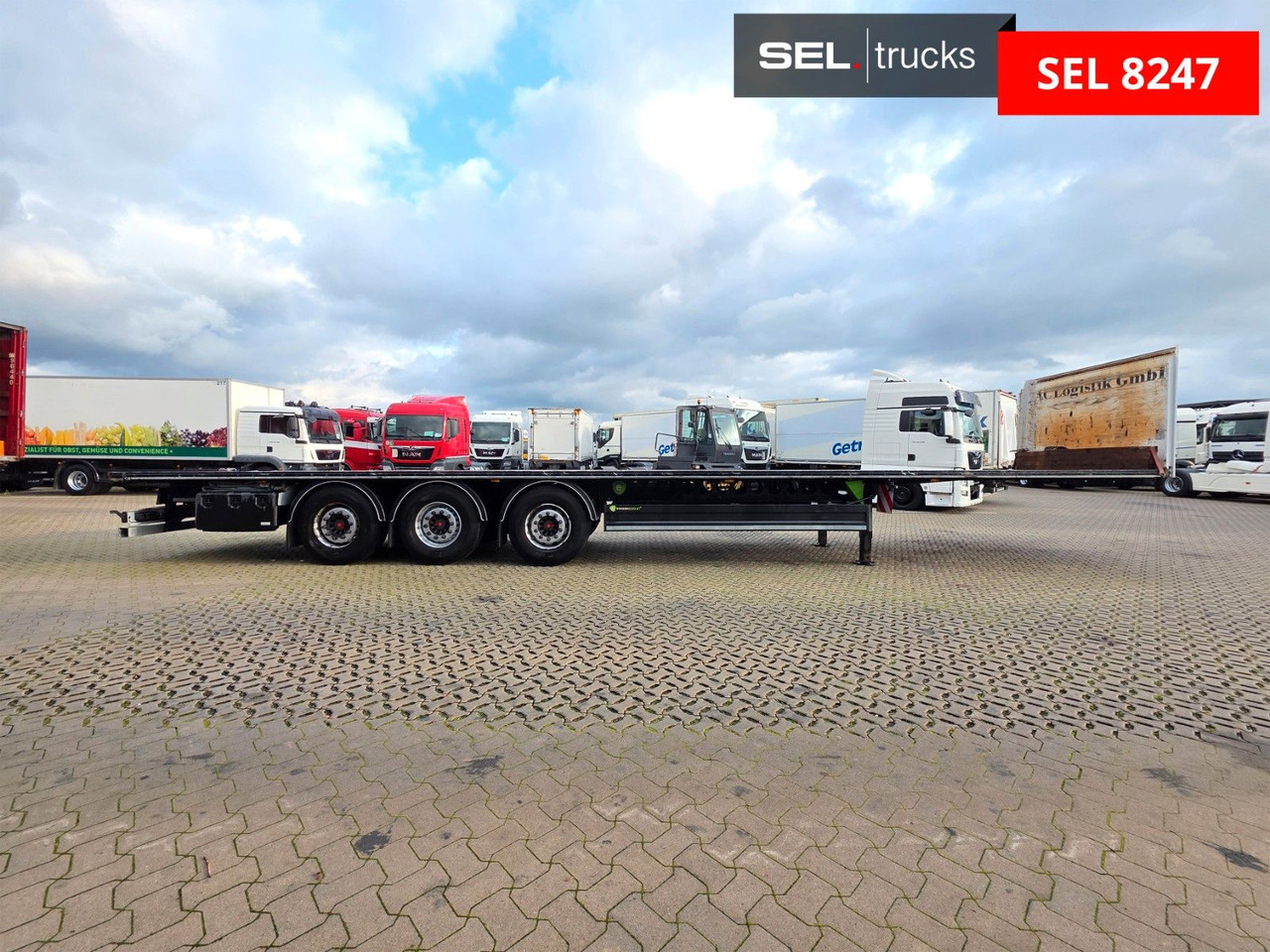 Berger SAPL 24 / 4.290 kg - Dropside/ Flatbed semi-trailer: picture 4 Berger SAPL 24 / 4.290 kg - Dropside/ Flatbed semi-trailer: picture 4
