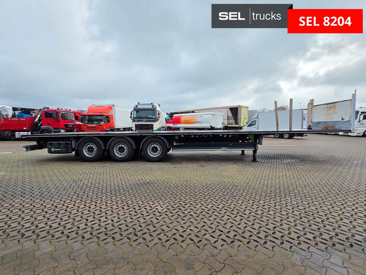 Berger SAPL24 / 4.290 kg !!! - Dropside/ Flatbed semi-trailer: picture 4 Berger SAPL24 / 4.290 kg !!! - Dropside/ Flatbed semi-trailer: picture 4