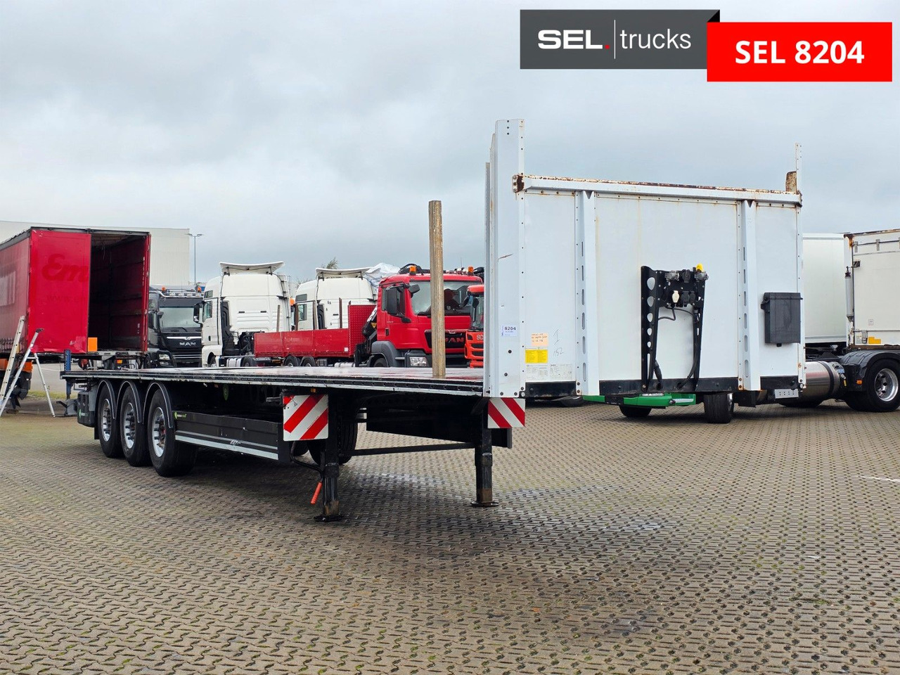 Berger SAPL24 / 4.290 kg !!! - Dropside/ Flatbed semi-trailer: picture 3 Berger SAPL24 / 4.290 kg !!! - Dropside/ Flatbed semi-trailer: picture 3