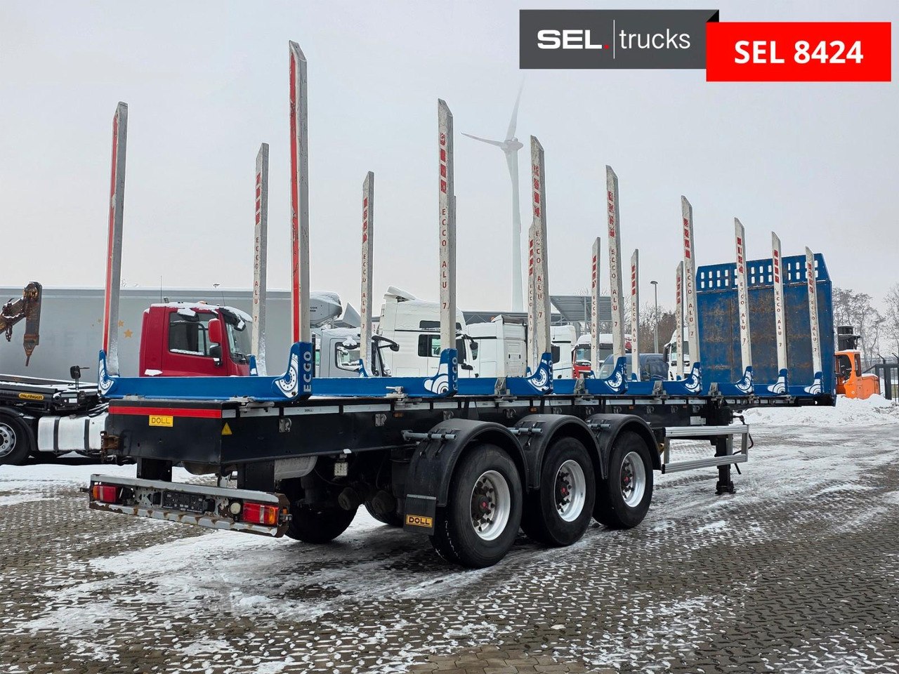 Doll H3S-12 / 2 Liftachsen / Alu-Felgen - Logging semi-trailer: picture 5 Doll H3S-12 / 2 Liftachsen / Alu-Felgen - Logging semi-trailer: picture 5