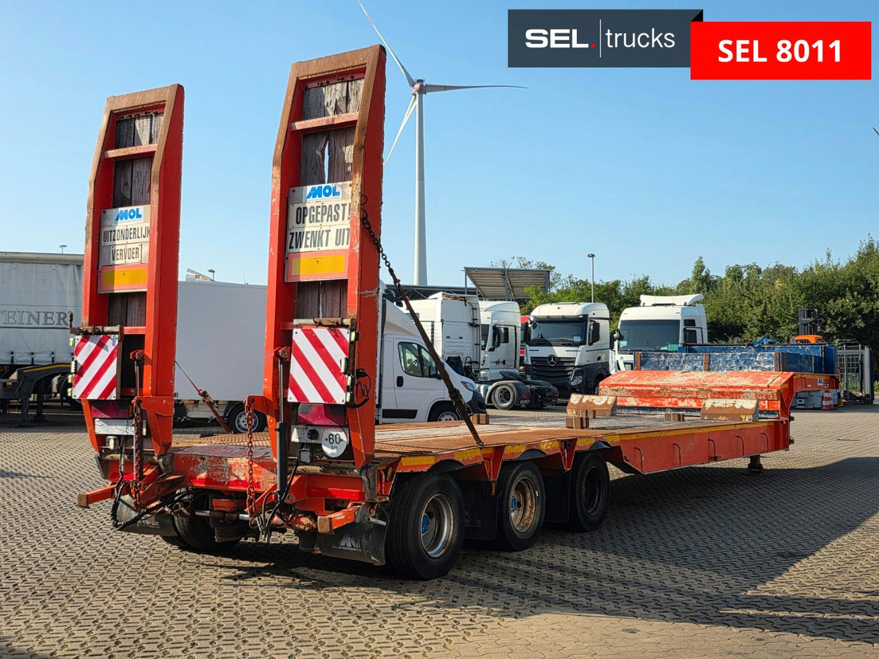 MOL / Lenkachse - Low loader semi-trailer: picture 5 MOL / Lenkachse - Low loader semi-trailer: picture 5