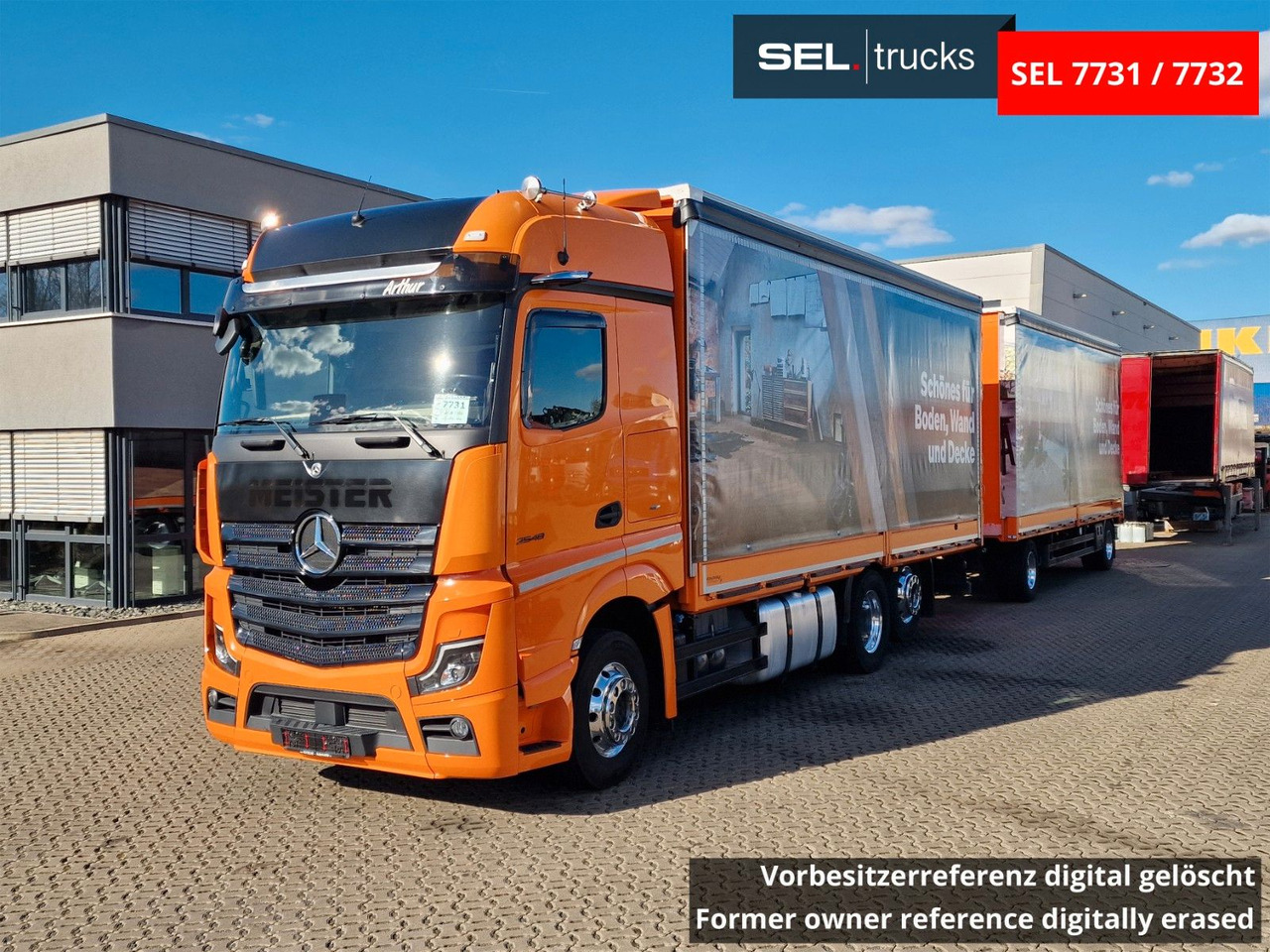Mercedes-Benz Actros 2548 / Retarder / Aluklappen / 6E - Curtainsider truck: picture 1 Mercedes-Benz Actros 2548 / Retarder / Aluklappen / 6E - Curtainsider truck: picture 1
