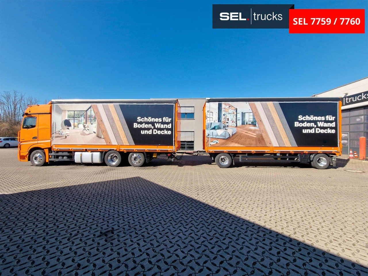 Curtainsider truck Mercedes-Benz Actros 2548 / Retarder / Euro 6E / Aluklappen: picture 8