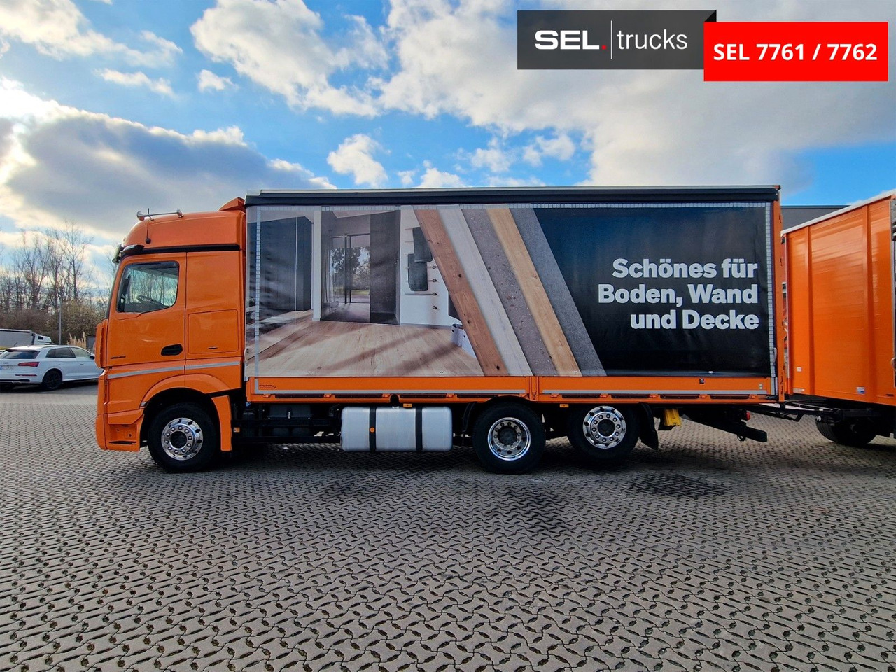 Curtainsider truck Mercedes-Benz Actros 2548 / Retarder / Euro 6E / Aluklappen: picture 9