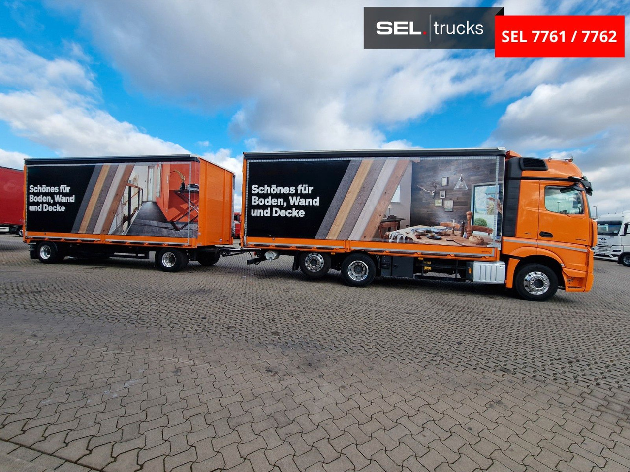 Mercedes-Benz Actros 2548 / Retarder / Euro 6E / Aluklappen - Curtainsider truck: picture 4 Mercedes-Benz Actros 2548 / Retarder / Euro 6E / Aluklappen - Curtainsider truck: picture 4