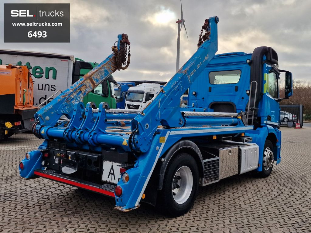 Mercedes-Benz Antos 1851 / Meiller Kipper / Standklima / Navi - Skip loader truck: picture 5 Mercedes-Benz Antos 1851 / Meiller Kipper / Standklima / Navi - Skip loader truck: picture 5