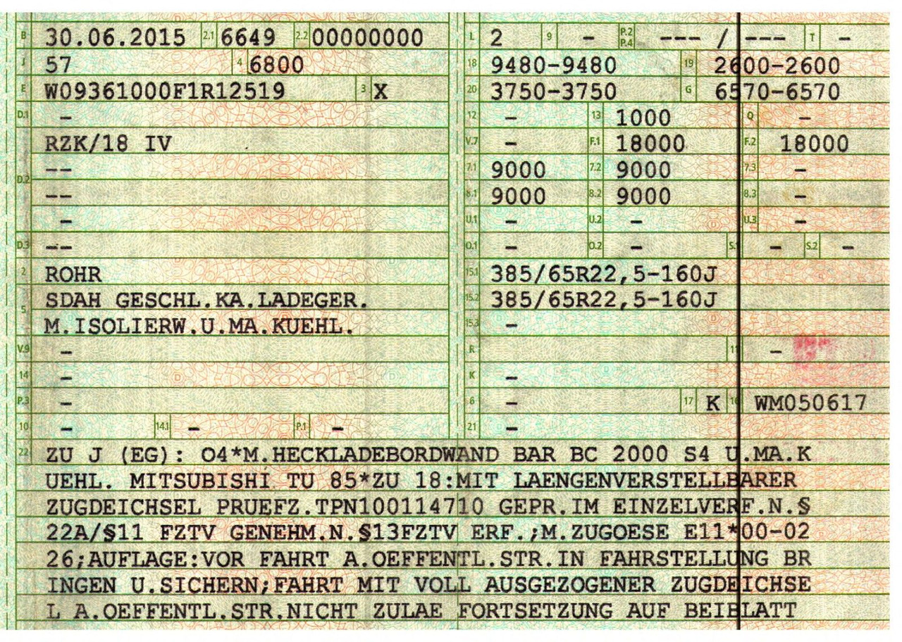 Refrigerator trailer ROHR Rohr RZK/18 IV  / Ladebordwand: picture 47