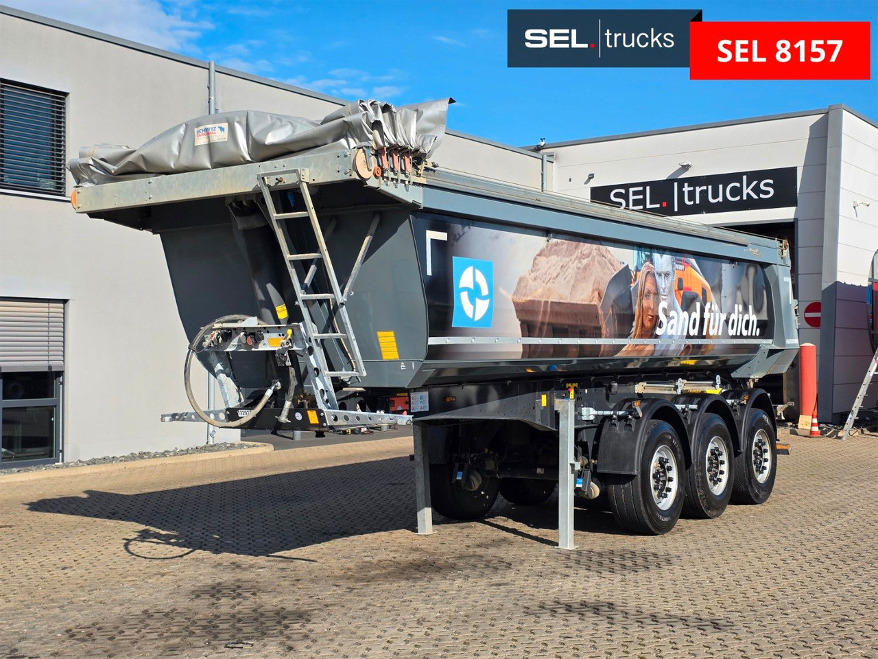Schmitz Cargobull SKI 24 SL 7.2 / Kipperabdeckung / Liftachse - Tipper semi-trailer: picture 1 Schmitz Cargobull SKI 24 SL 7.2 / Kipperabdeckung / Liftachse - Tipper semi-trailer: picture 1