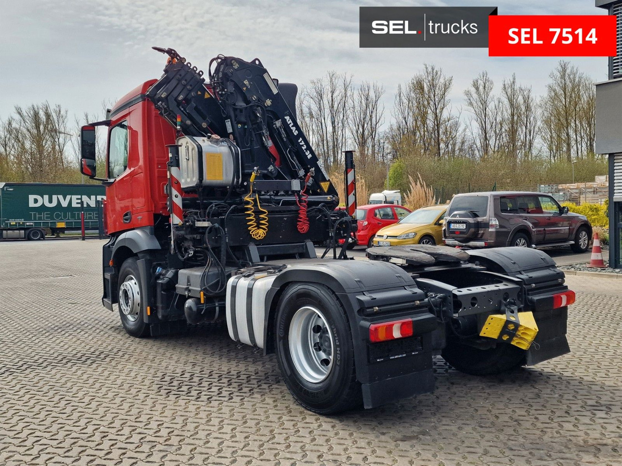Mercedes-Benz Antos 1843 / Atlas 172.3E-A4 / KRAN - Tractor unit: picture 1 Mercedes-Benz Antos 1843 / Atlas 172.3E-A4 / KRAN - Tractor unit: picture 1
